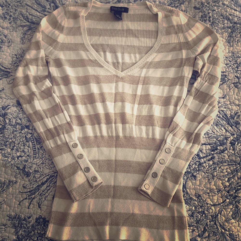 White House Black Market fitted sweater.